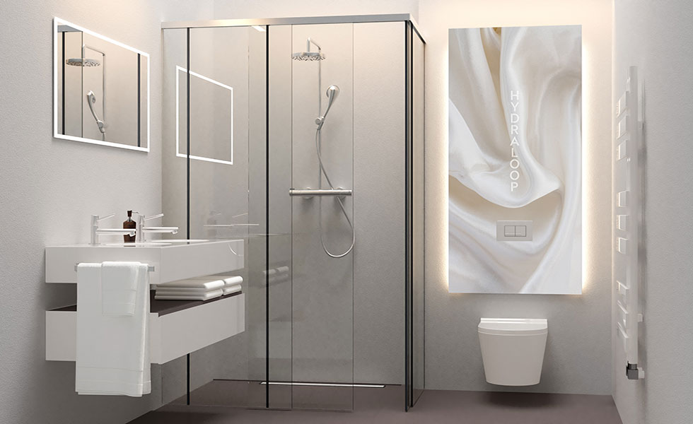 Hydraloop Concealed model is a great model for small spaces and is available from Tayco Water Solutions, Kelowna, BC